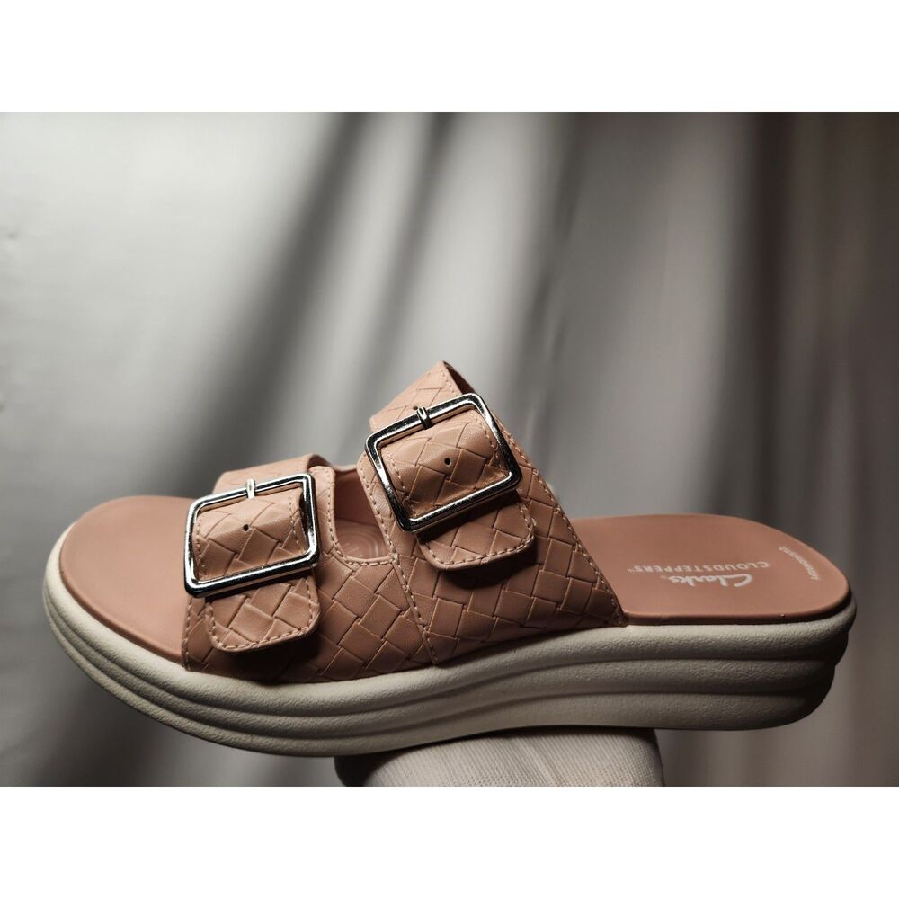 Clarks Cloudsteppers Drift Buckle Sandals Women’s 10 Peach